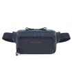 Piquadro Waist Bag line blue leather with shoulder strap - CA4491W89 / BLU