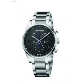 CALVIN KLEIN Steadfast Watch - Black Steel Bracelet - K8S27141