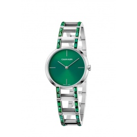CALVIN KLEIN Cheers watch with colored stones Green - K8NT3XWL