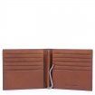 Wallet man Piquadro Black Square PU1666B3R / CU leather