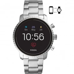 Smartwatch Fossil Gen 4 Q explorist HR polished steel