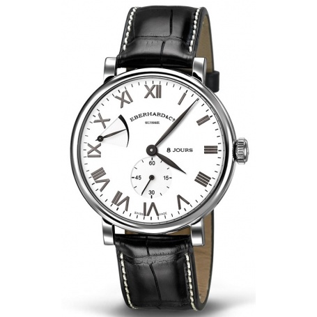 Eberhard 8Jours Grand Taille steel watch - 21027CP