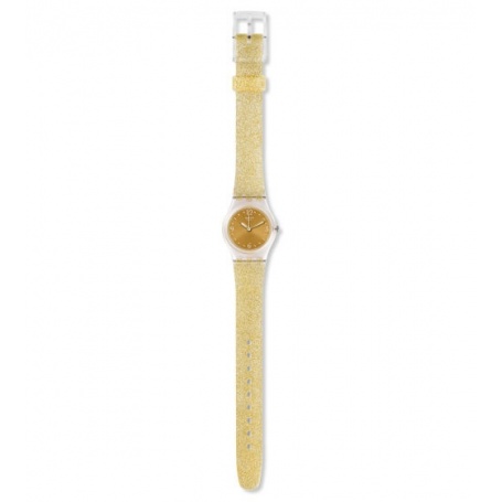 Orologio Swatch Golden Golistar Too silicone dorato glitter - LK382