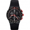 Swatch orologio Stand Hall cronografo nero con pulsanti rossi - SUSB411