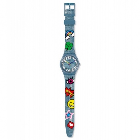 Swatch watch Tacoon fantasy emoticon patches - GS155
