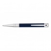 Dupont ballpoint pen D- Initial Blue glossy and silver - 265205