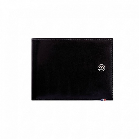 Portafoglio uomo Dupont porta carte di credito pelle lucida nero - 180001
