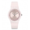 Pinksparkles pink swatch watch with white swarovski Swarovski - SUOP110