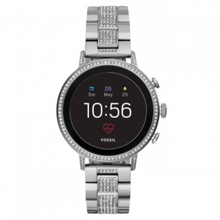 Orologio Fossil Smartwatch Gen4 venture Hr acciaio e swarovski