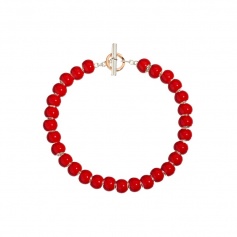 Queriot Valentine' day Bracelet love red berries - M
