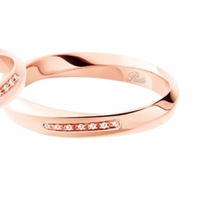 Polello Light Love Ring aus Roségold und Diamanten 3118UR