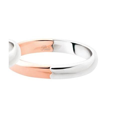 Polello Faith Sign of love in rose gold and white gold