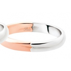 Polello Faith Sign of love in rose gold and white gold
