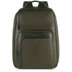 Large Piquadro Feels olive backpack CA4611S97 / VE