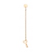 Queriot Ma Clé pendant in rose gold with key