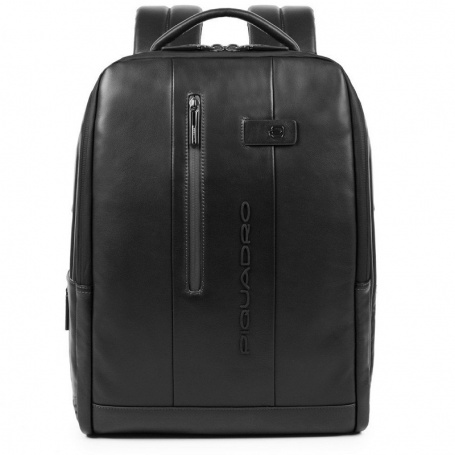 Piquadro Urban Rucksack-PC-Tasche mit schwarzem Diebstahlschutzkabel