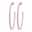 Bronzallure Circle Earrings with Riviera - WSBZ00349