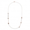 Bronzallure necklace Pallina golden rosè WSBZ01350