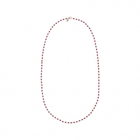 Amorette Red Bronzallure Agate Necklace - WSBZ01254