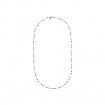 Multicolor Amorette Agate Bronzallure Necklace - WSBZ01256