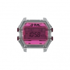 I AM Women's Fuchsia and Transparent Gray IAM009 digital watch