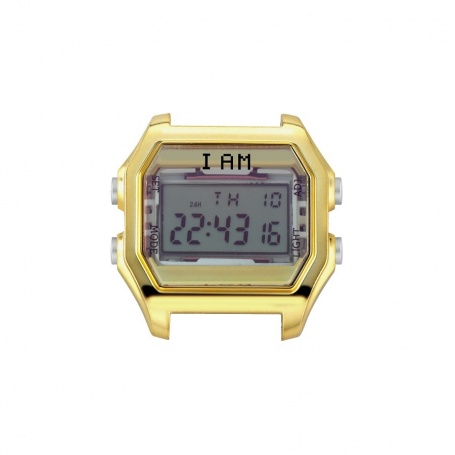 I AM women's yellow and gold steel IAM004 digital watch