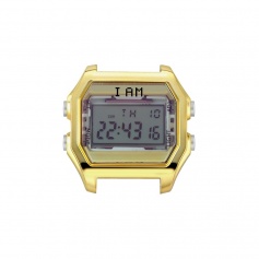 I AM0000 Digitaluhr für Damen aus Gelb- und Goldstahl