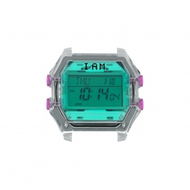 I AM010 turquoise and transparent gray I AM women's digital watch