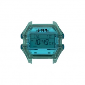 I AM ladies' watch in green and blue transparent IAM008