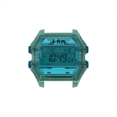 Orologio digitale I AM donna verdone e blu trasparente IAM008
