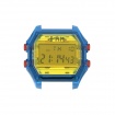 I AM yellow and blue transparent IAM106 men's digital watch