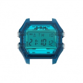 I AM turquoise and blue indigo I AM107 digital watch