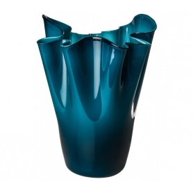 Venini vase Fazzoletto Limited Edition Opalino color horizon - 700.05