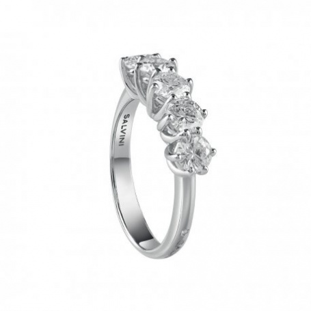 Salvini five-stone ring with Lavinia collection gold and diamonds