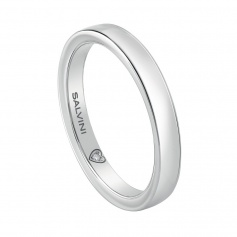 Salvini wedding ring in white gold and diamond Comfortable beating - 20077687