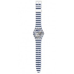 Swatch unisex watch Just Paul striped marinara GE270