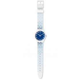 Swatch Unisex-Uhr Paveblue Blau - GW201