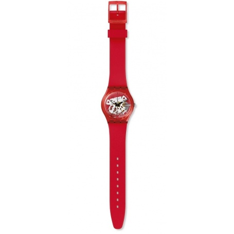 Swatch unisex watch Red White red small size - GR178