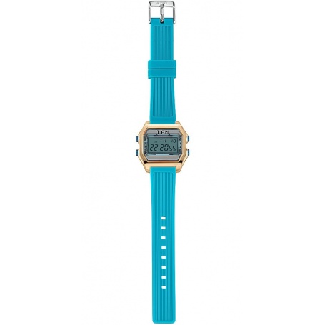 I AM Women's Digital Watch light blue / aqua green