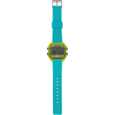 Men's Digital Watch I AM gray / light blue IAM109307