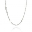 Silver chain necklace Filodellavita cm38-45