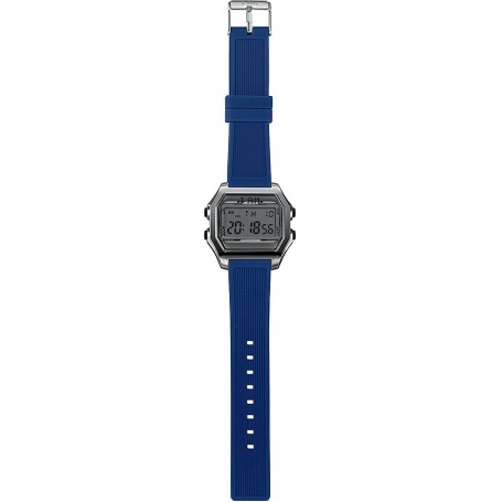 Men's Digital Watch I AM gray / blue - IAM101309