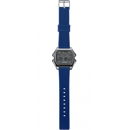 Men's Digital Watch I AM gray / blue - IAM101302