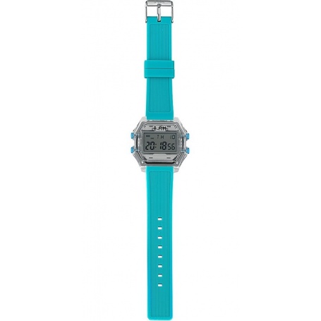 Men's digital watch I AM gray / blue - IAM110307
