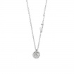 Salvini Poesia necklace with central diamond and contour - 20068984