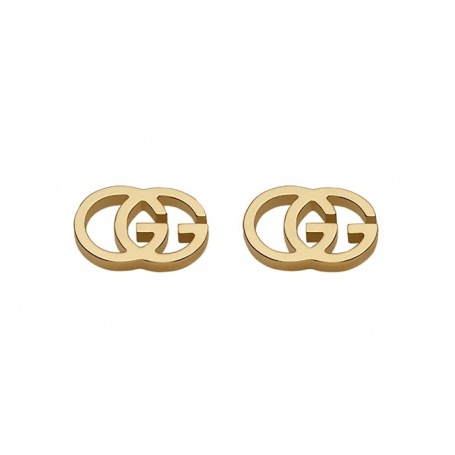 Gucci GG Tissue yellow gold earrings - YBD094074002