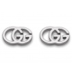 Gucci GG Tissue white gold earrings - YBD094074001
