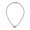 Gucci Halskette mit G Quadro Würfel in Silber - YBB550926001