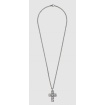 Gucci necklace with G Quadro silver cross - YBB552395001