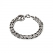 Gucci unisex GG bracelet with silver chain - YBA454285001